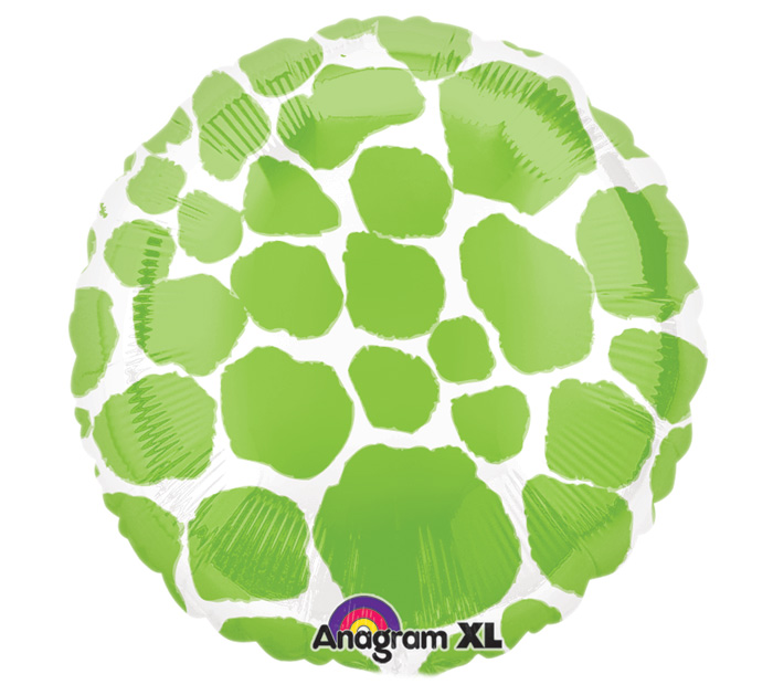 Kiwi Giraffe Print Mylar Balloon Singapore